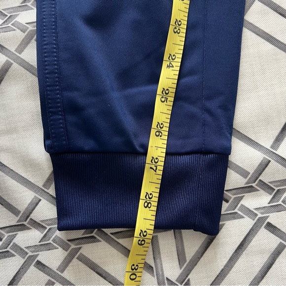 NWOT ADIDAS Youth SST Track Pants, Jogger Navy with Green Logo Size YL - Picture 5 of 11